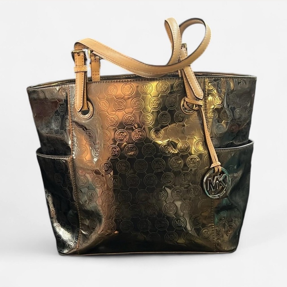Michael Kors Metalic Large Stachel‎ Bag (Rare)